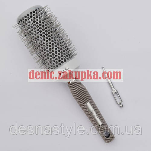 Профессиональный керамический брашинг для волос, расчёска-браш 52 мм ...