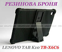Черный силиконовый чехол Lenovo Tab K10 (TB-x6c6x TB-x6c6F) Ivanaks Tpu black