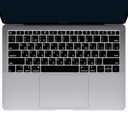 Накладка на клавіатуру Keyboard Guard For Macbook 12/Pro 13 (A1708) Black, фото 2