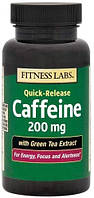 Кофеин FitnessLabs Caffeine 200 mg with Green Tea Extract 240 таб.