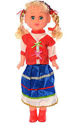 Музична лялька Україночка M 4314 I UA національний костюм чоботи співає пісню (укр) 45 см. Іграшка для дівчаток