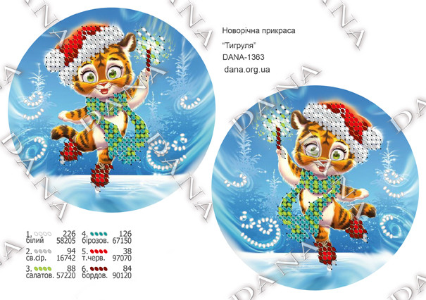 Новорічна іграшка "Тигруля", фото 1