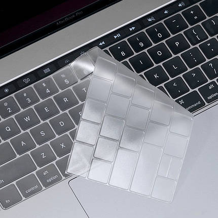 Силіконова накладка на клавіатуру WIWU Keyboard Protector For Macbook 12/Pro 13 (A1708) Clear, фото 1
