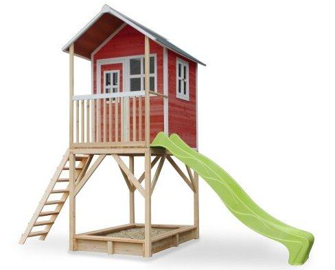 Дитячий дерев'яний будиночок, висота спуска 150 см