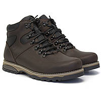 Черевики чоловічі зимові коричневі шкіра на хутрі Rosso Avangard Major Payne Trend Sport Brown