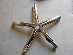 Хрестовини металеві хромовані алюмінієві для офісних перукарень стільців
