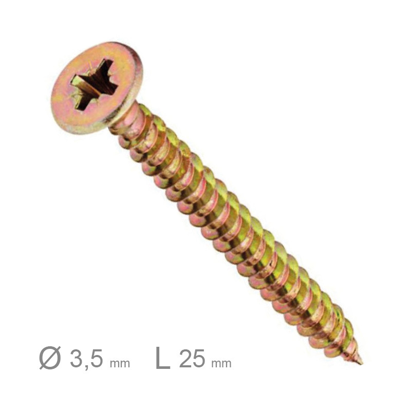 Шуруп повиш.прочн.універсал. 3,5*25мм, фото 1