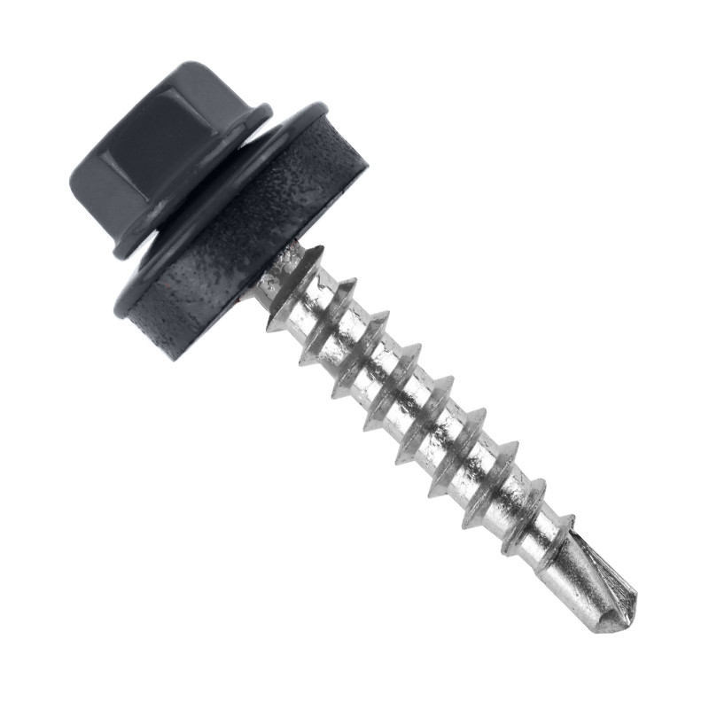 Саморіз по дереву OD-48035 T+RAL 7024, фото 1