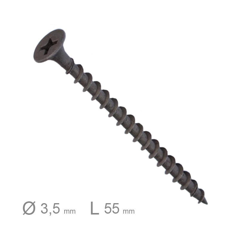 Саморіз для г.к. по дереву FT-55*3.5, фото 1