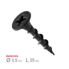 Саморіз для г.к. по дереву FS-25*3,5 Koelner