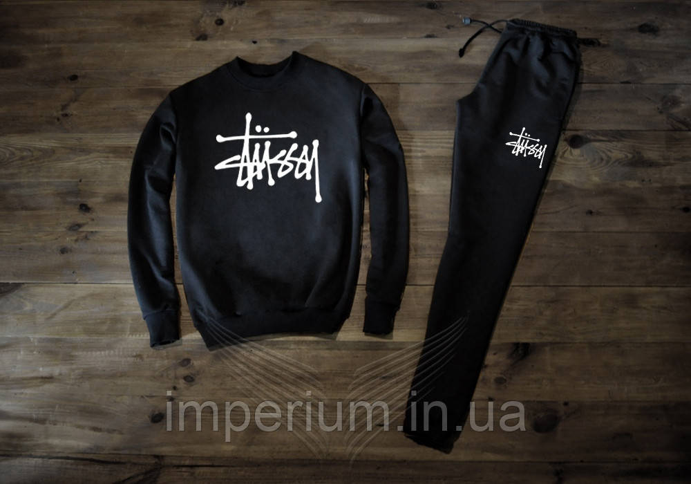 Спортивний кежуал костюм з логотипом stussy