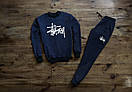 Спортивний кежуал костюм з логотипом stussy, фото 3