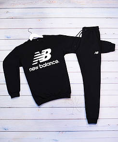 Спортивний чорний чоловічий костюм | new balance