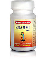 Брахми Вати, Байдьянатх тоник для мозга, 80 таб, Brahmi Bati, Baidyanath