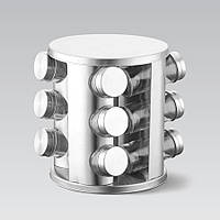 Набір для спецій Maestro MR-1725, 13 предметів, скляні баночки на підставці