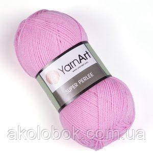 YarnArt -Super Perle (супер перлі) акрил -20 рожевий