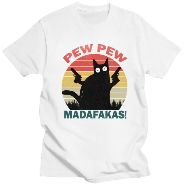 Футболка біла LOYS Humor pew Madafakas XS