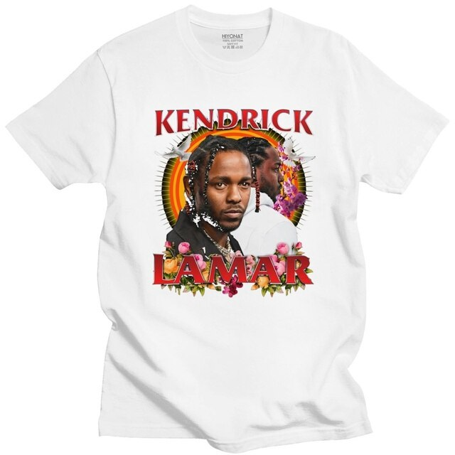 Футболка біла LOYS Kendrick Lamar hip-hop XS