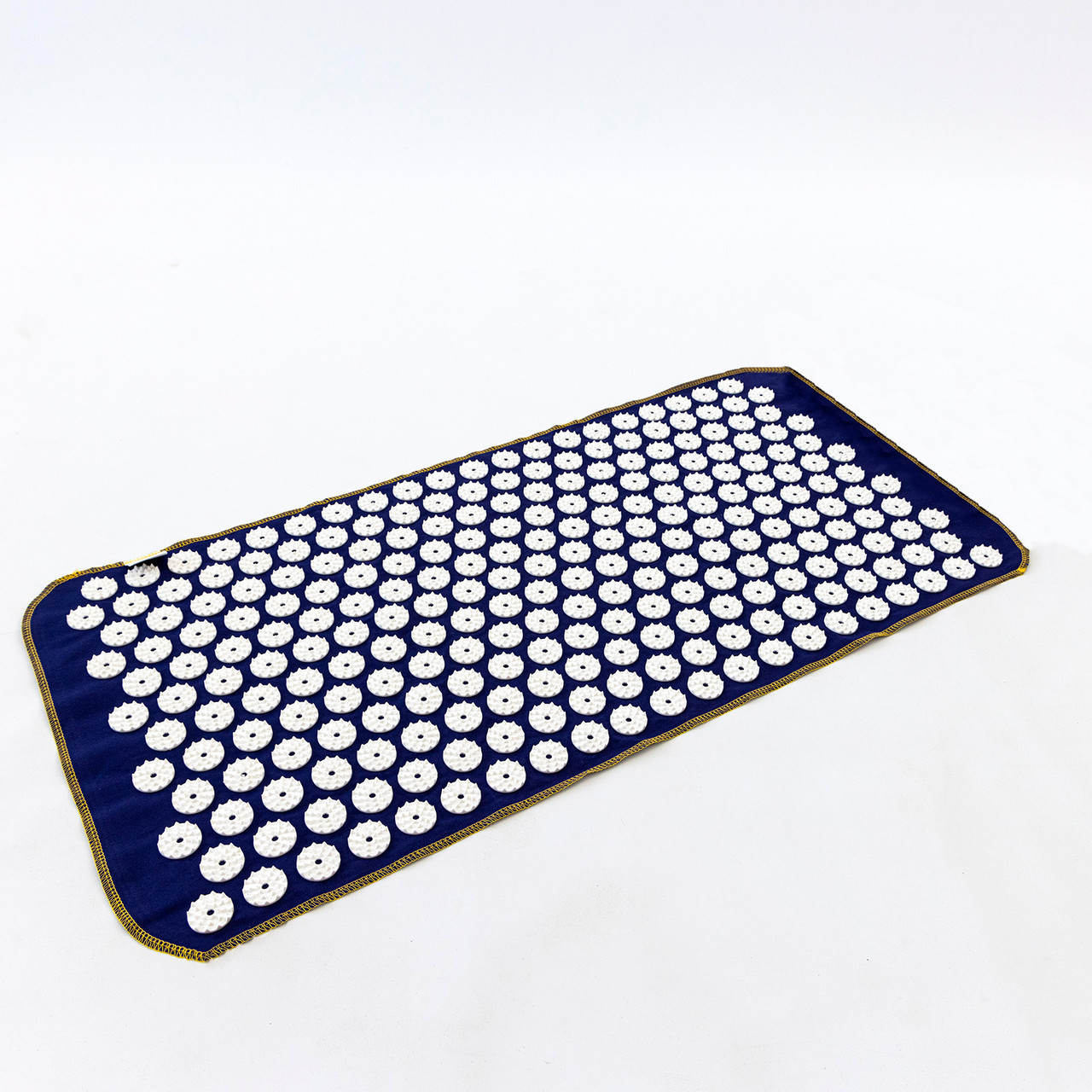 Масажний килимок Аплікатор Кузнєцова (акупунктурний ігольчатий массажер для спини) OSPORT Lite 80 (apl-009) Синьо-білий, фото 1