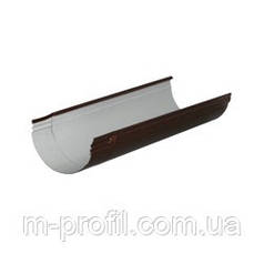 Жолоб водостічний 125 мм/1,25 м RAL 9003