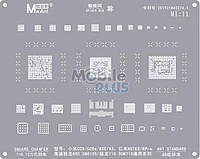 Трафарет BGA MaAnt MI:11 для Xiaomi Redmi Note 8, Note 8 Pro, 8SE, Mi A3