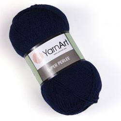 YarnArt -Super Perle (супер перлі) акрил - 227 синій