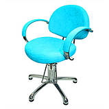 Перукарське крісло з підлокітниками на гідравліці МОНІКА, фото 4