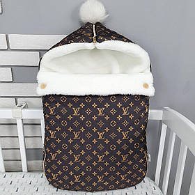 Зимовий конверт на виписку/зимовий чохол у коляску/конверт-чохол для новонародженого