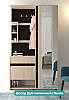Стильний передпокій Паралель. Шафа для одягу з дзеркалом, фото 10