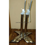 Стіл для кафе з відкидним верхом алюмінієвий, фото 2