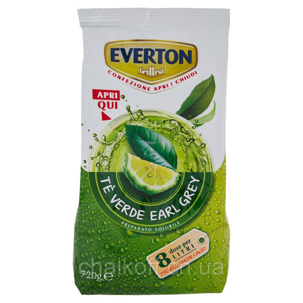 Чай розчинний з лимоном Everton Te Verde Earl Grey 720 г (Італія)