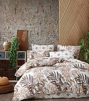 Постільна білизна з фланелі (простирадло на гумці) сімейної Belizza "Amazing" бежевий