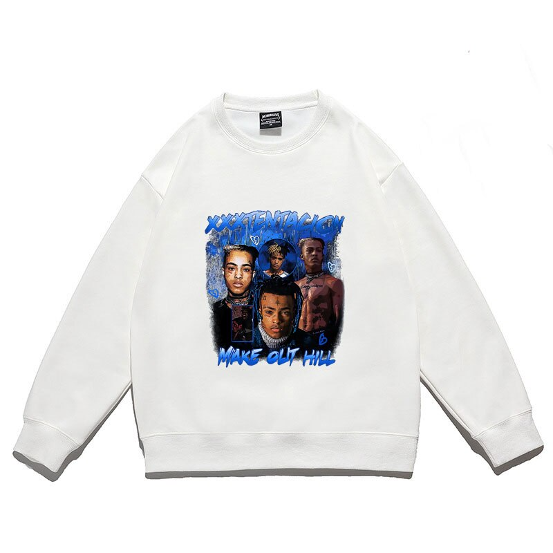 Світшот білий LOYS музика Xxxtentacion print XS