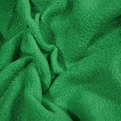 Фліс (тканина флісова), 180 гр/м2, 40х40 см, зелений (остатки)