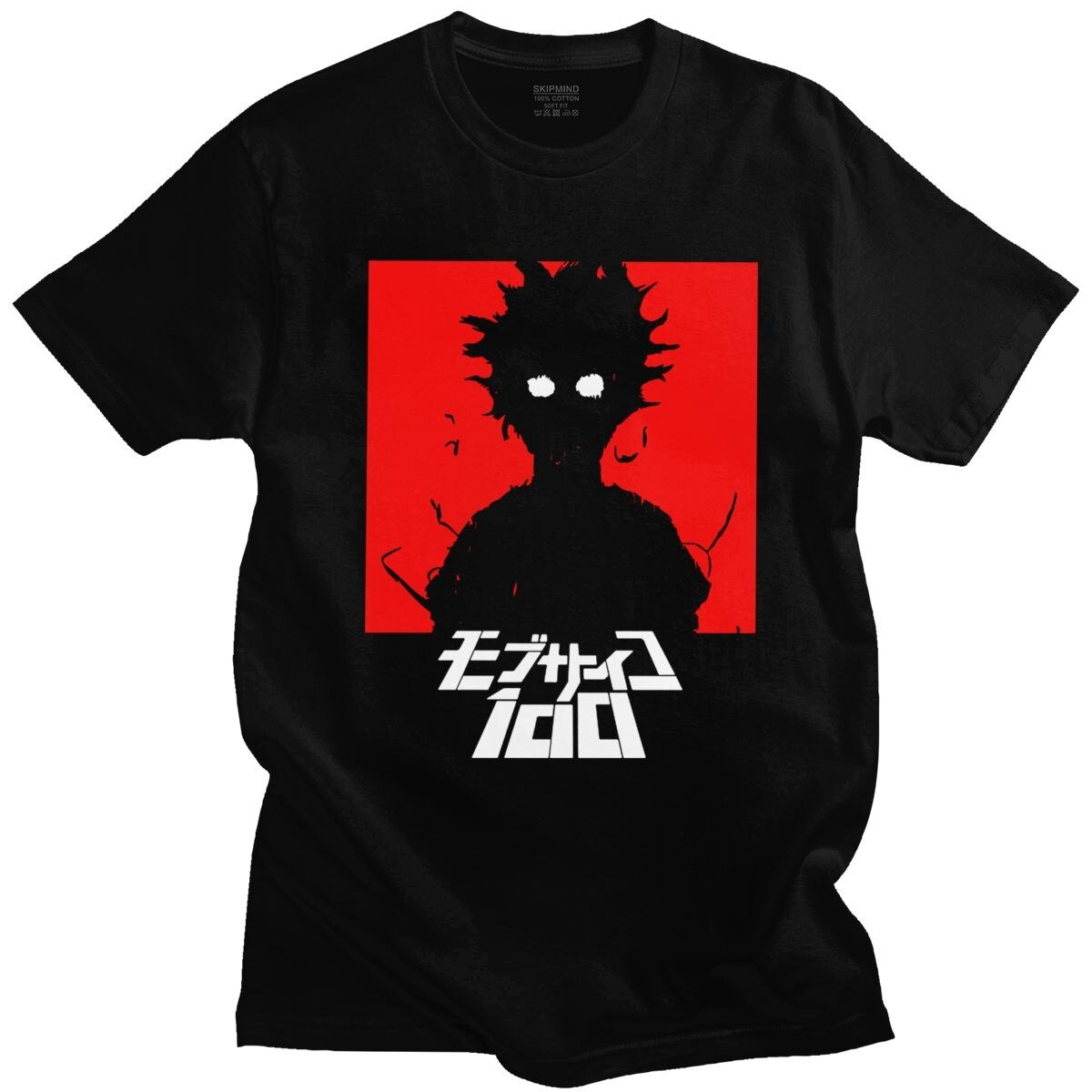 Футболка чорна LOYS Аніме Mob Psycho 100 XS