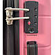 Валіза ручна поклажа Франція поліпропілен мала S рожева | 55x40x20 см | 37 л | 2.5 кг | Airtex 232, фото 4
