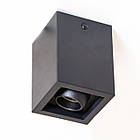 Світлодіодний світильник точковий чорного кольору D-247G-BK, фото 2