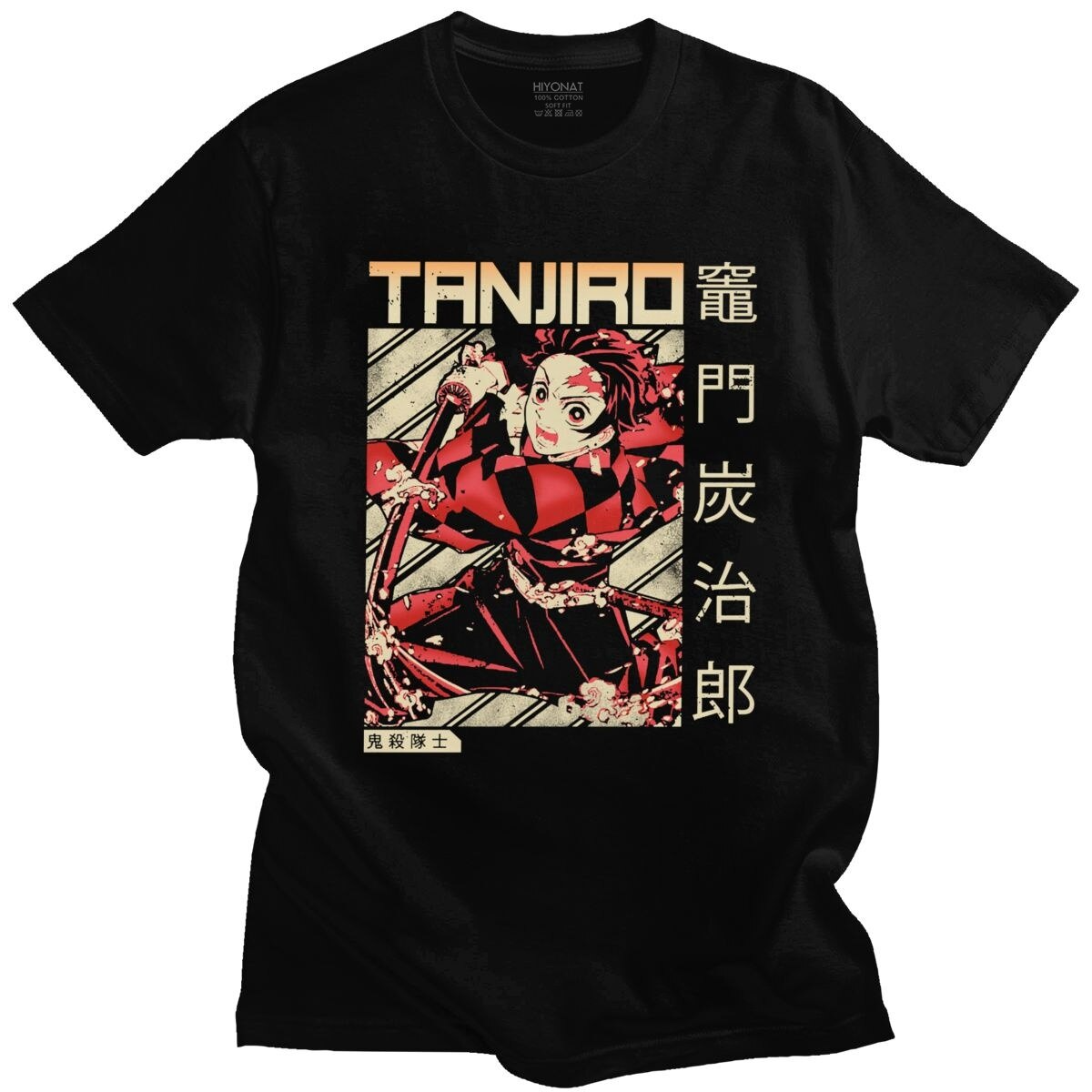 Футболка чорна LOYS Аніме Tanjiro XS