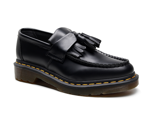 Лофери Dr. Martens Adrian Yellow Stitch Leather Tassel, фото 1
