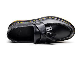 Лофери Dr. Martens Adrian Yellow Stitch Leather Tassel, фото 3