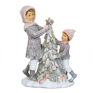 Статуетка діти Гра 14х9, 5 см 12007-050 новорічна фігурка дітки VE