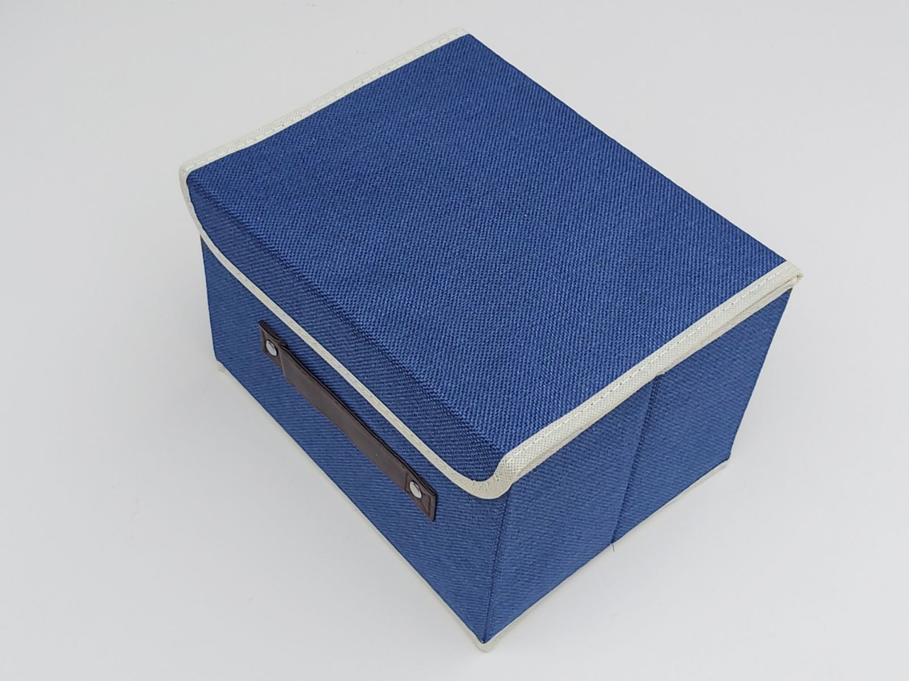 Коробка-органайзер Ш 26 * Д 20 * В 17 см. Колір синій для зберігання одягу, взуття або невеликих предметів