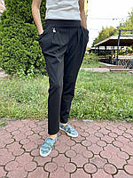 Штани галіфе жіночі чорні завужені донизу модні