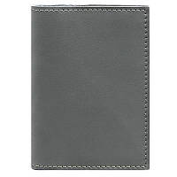 Обкладинка для паспорта з шкіри 1.2 (сіра)