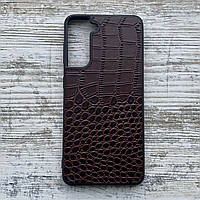 Шкіряний чохол під крокодила для Samsung Galaxy S21
