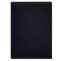 Обкладинка для паспорта з шкіри 1.2 (темно-синя)