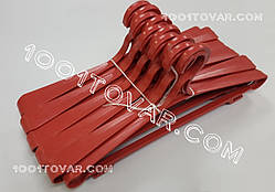 Плечики широкі пластикові 42х21,5х3 см., 10 шт. Вішалка для важкої і повсякденного одягу