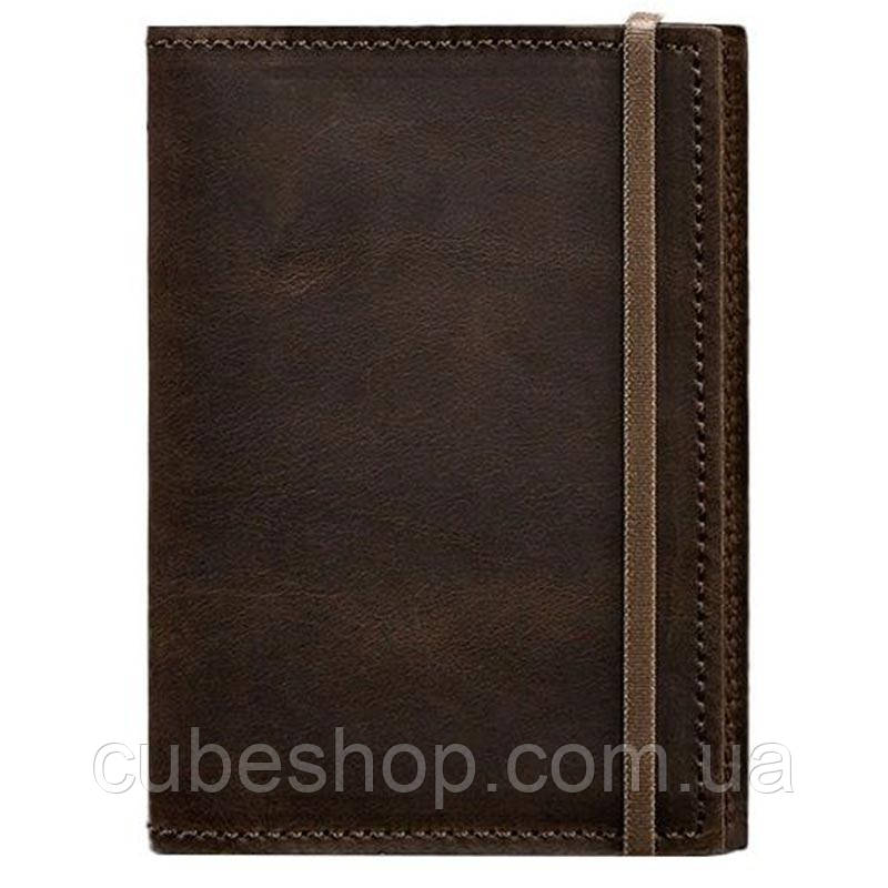 Обкладинка для паспорта зі шкіри "Оріх"