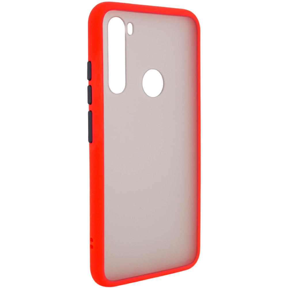 Матовий захисний чохол для Xiaomi Redmi Note 8T червоний протиударний бампер