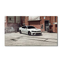 Модульная картина Art-Wood «Автомобиль Додж 8 белый» 1 модуль 40х60 см